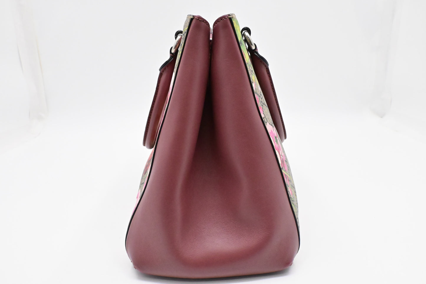 Gucci 2-Way Handbag in Pink Blooms GG Canvas