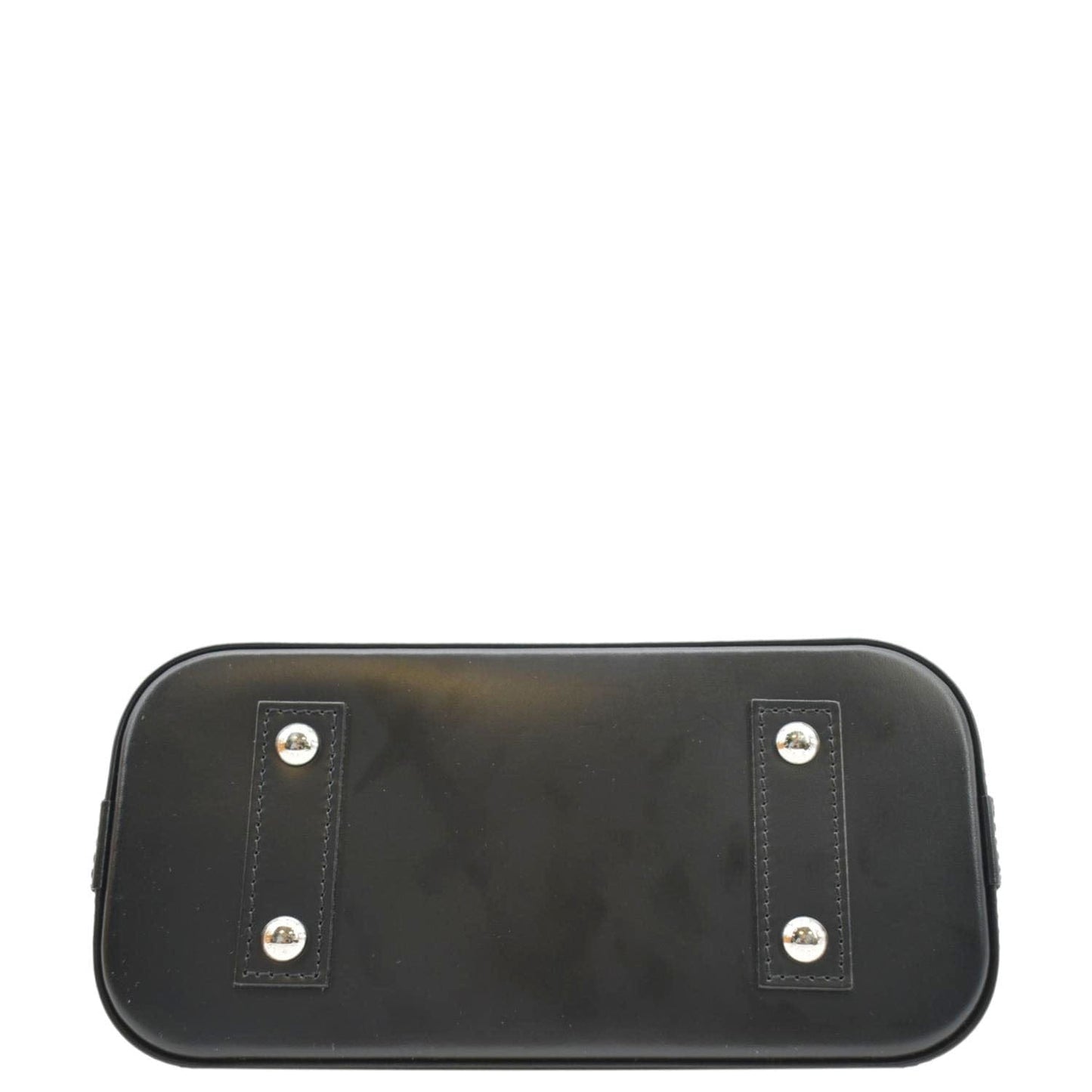LOUIS VUITTON Alma BB Epi Leather Satchel Crossbody Bag Black