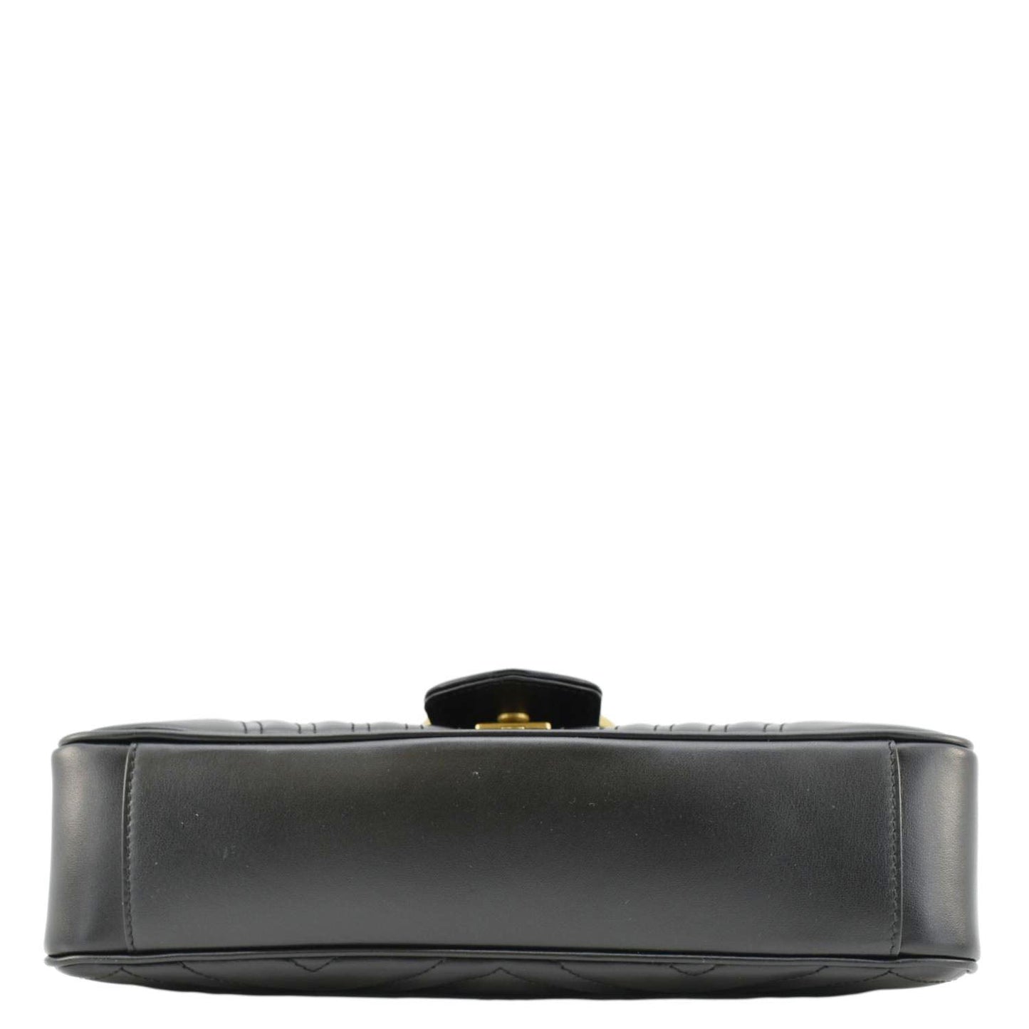 GUCCI GG Marmont Medium Matelasse Shoulder Bag Black 443496
