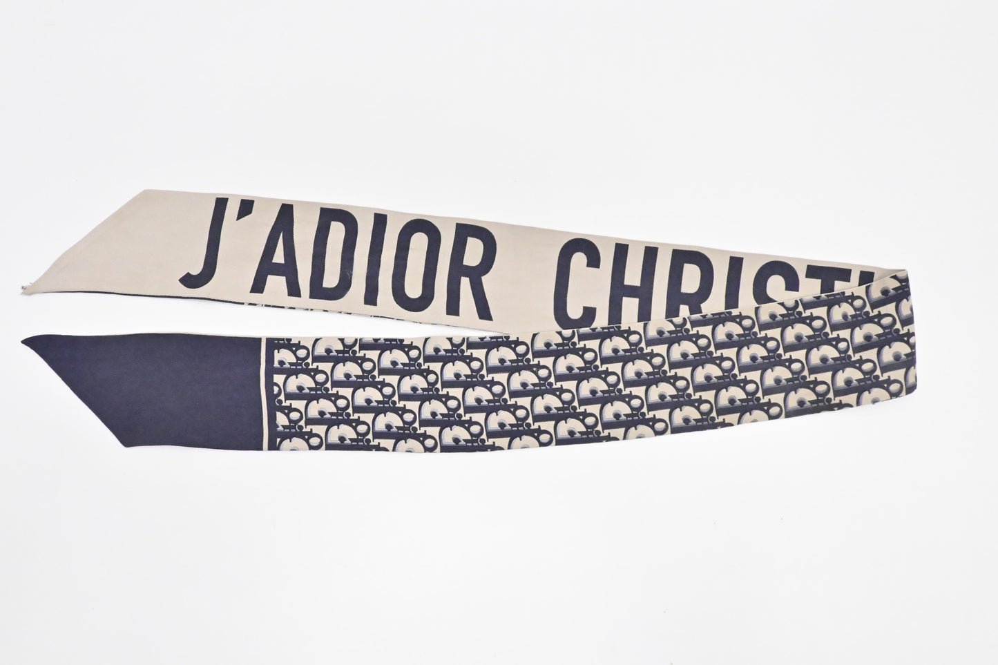 Dior J'ADIOR Mitzah Scarf in Blue Silk