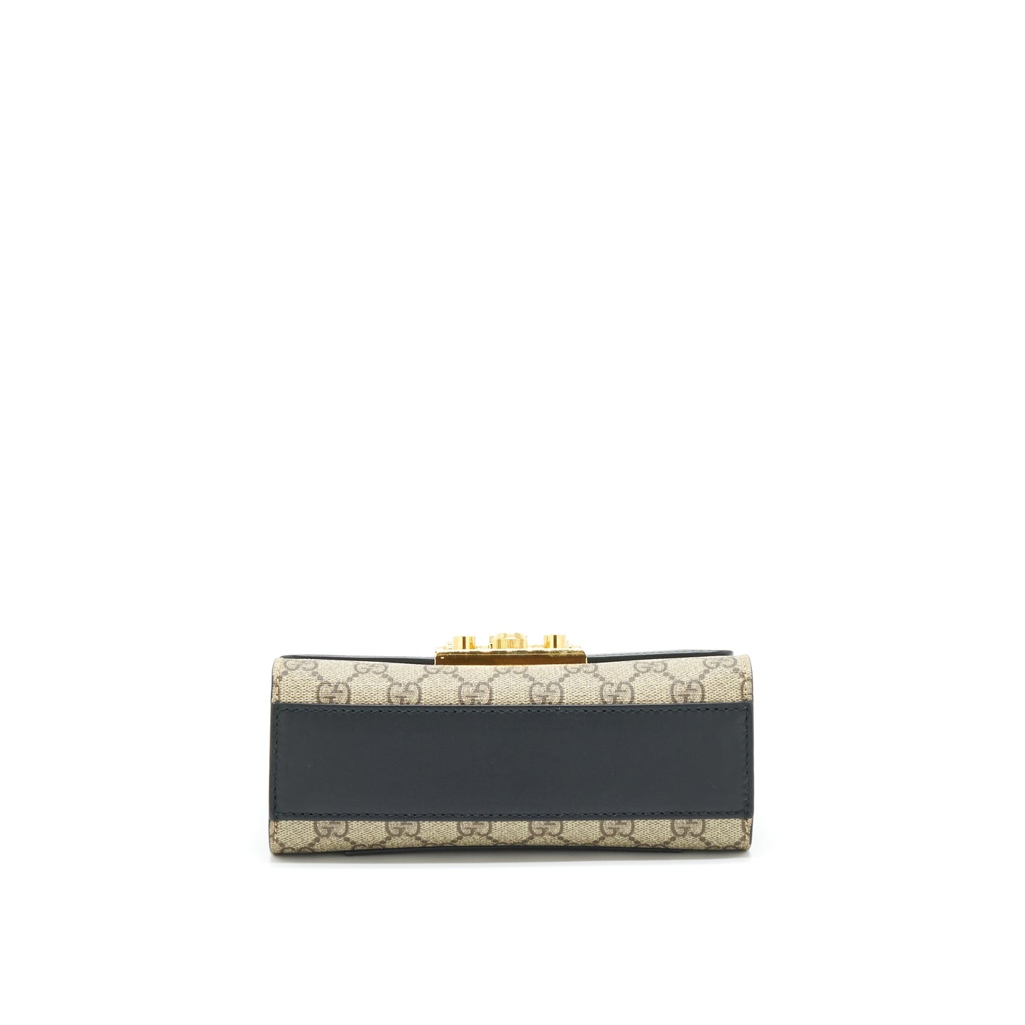 Gucci Small Padlock Mini Purse Supreme Canvas / Black