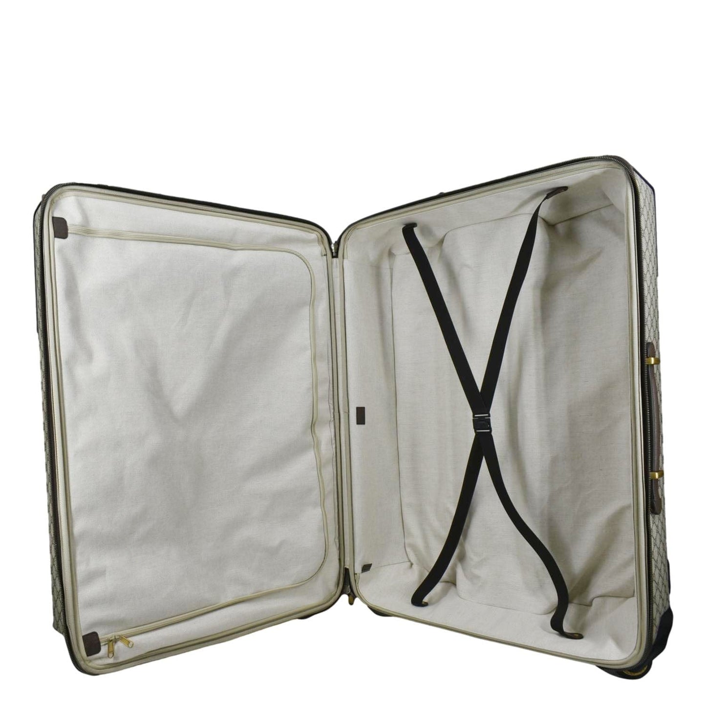 GUCCI Ophidia Trolley GG Supreme Canvas Travel Bag Beige 728305