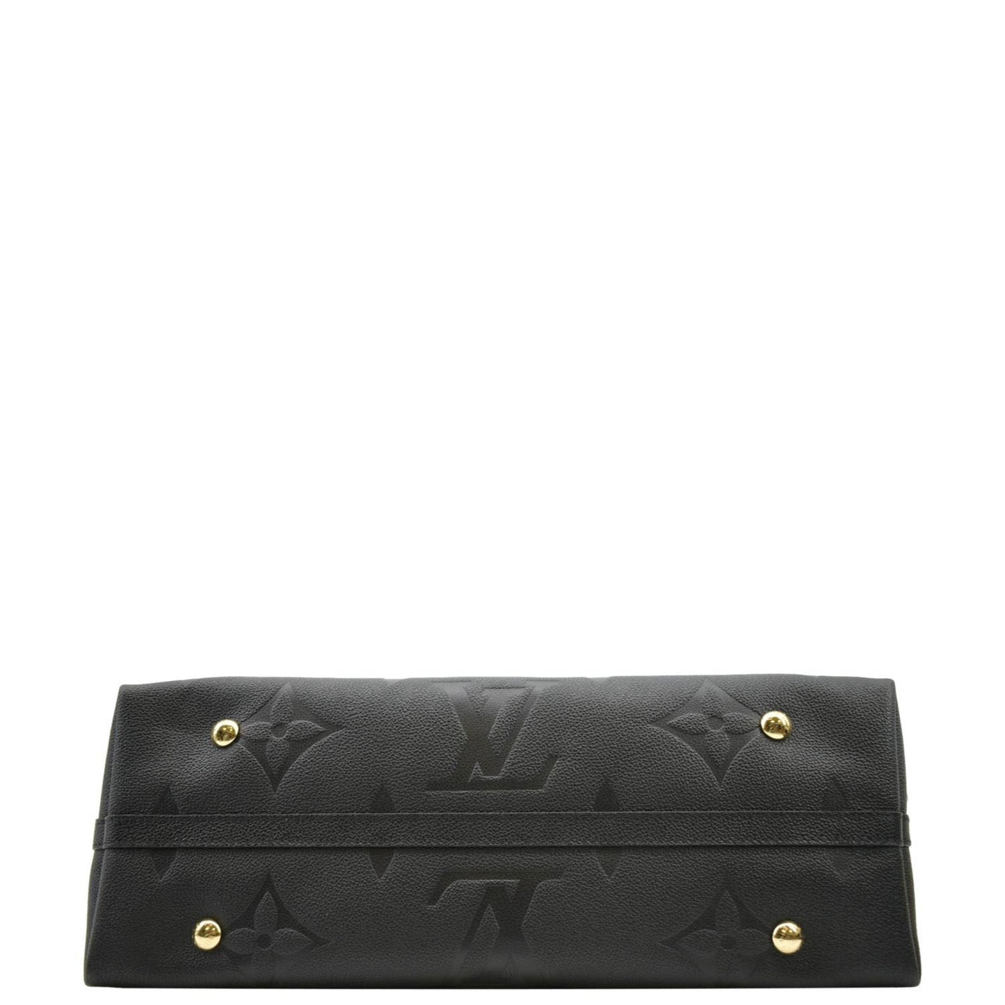 LOUIS VUITTON Carryall MM Empreinte Leather Shoulder Bag Black
