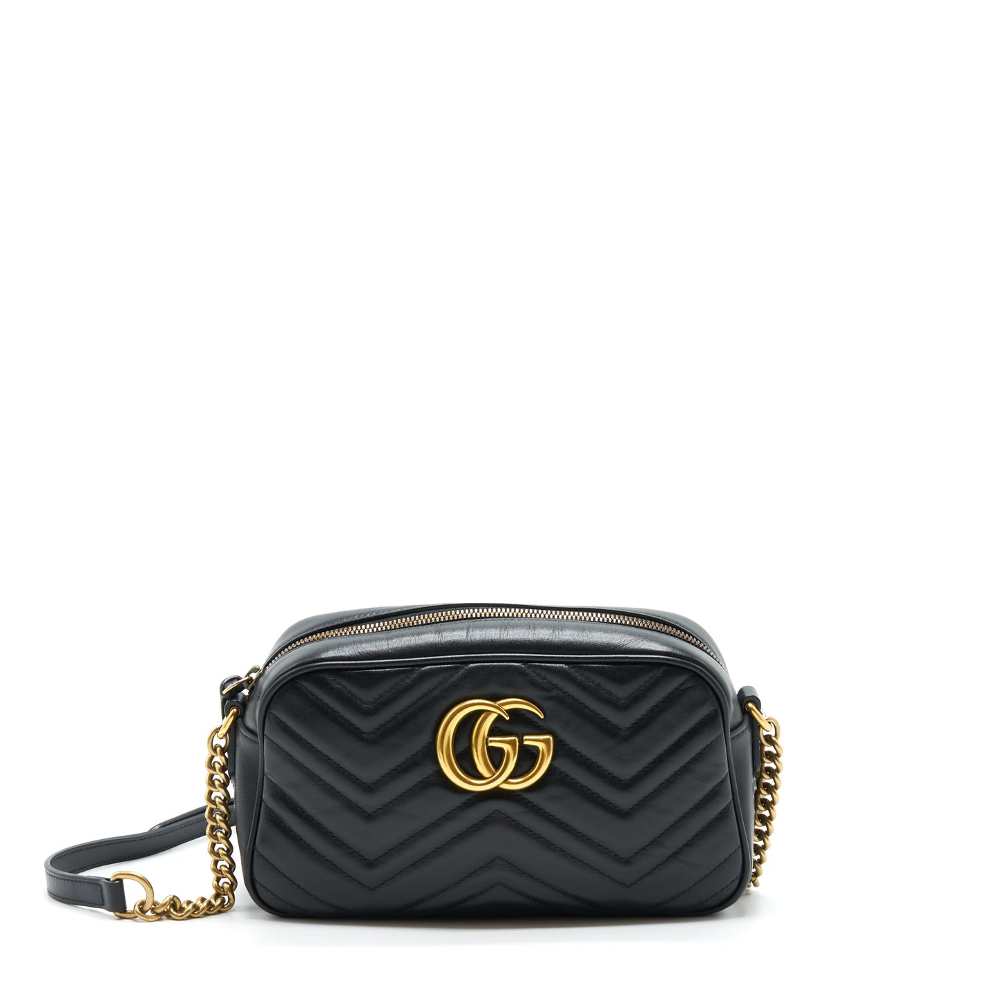 Gucci Marmont Matelasse Mini Purse Black