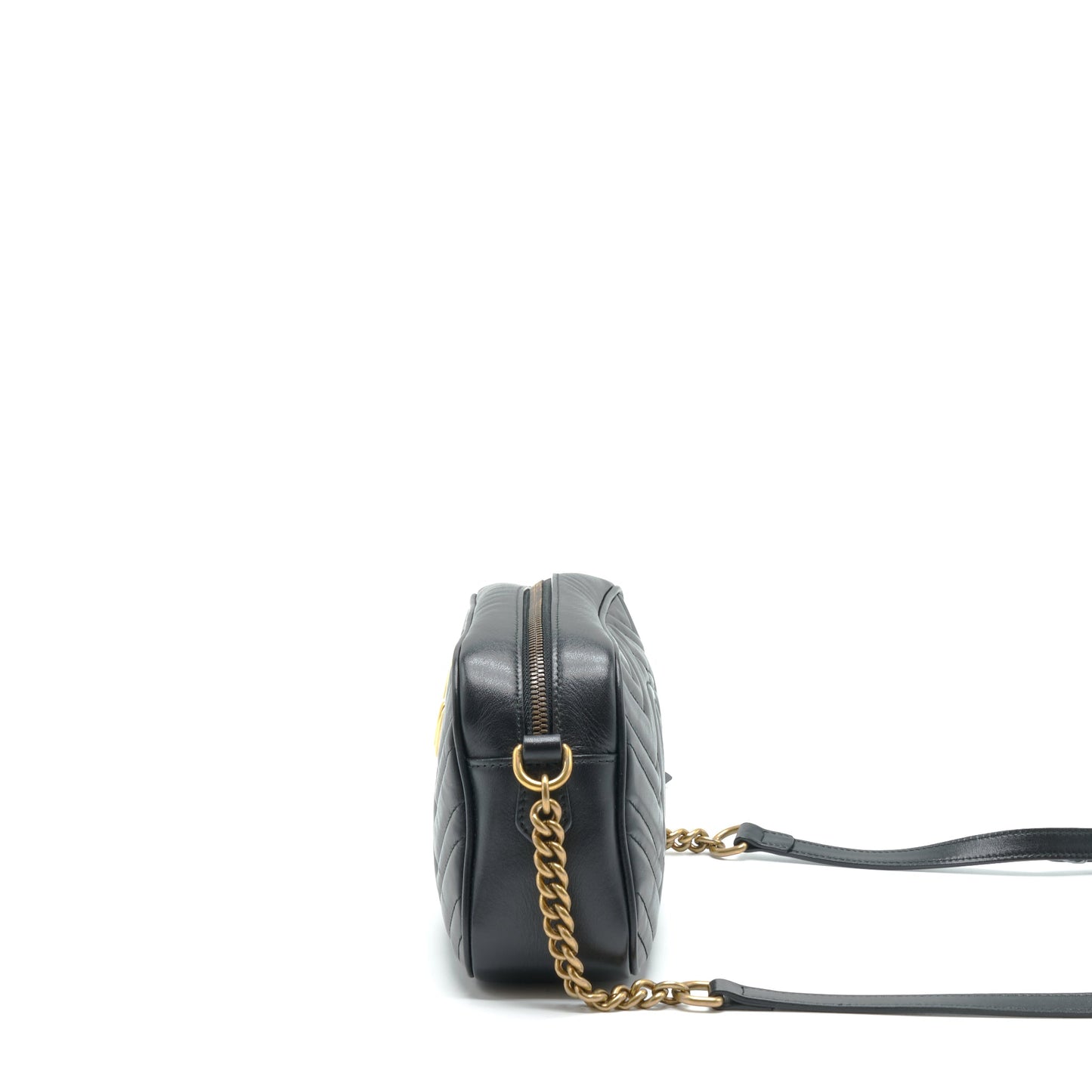 Gucci Marmont Matelasse Mini Purse Black