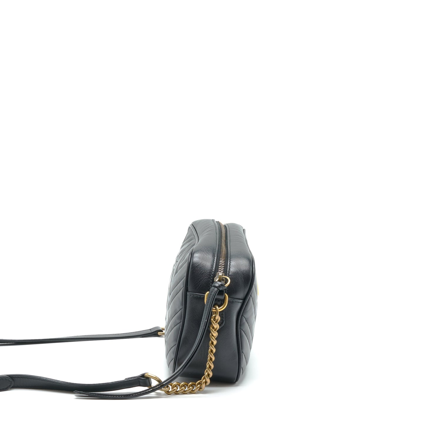 Gucci Marmont Matelasse Mini Purse Black