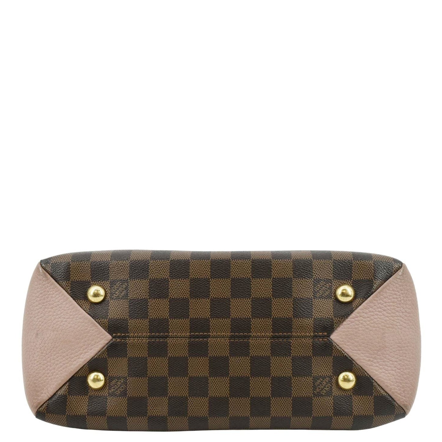 LOUIS VUITTON Brittany Damier Ebene Shoulder Bag Rose Ballerine