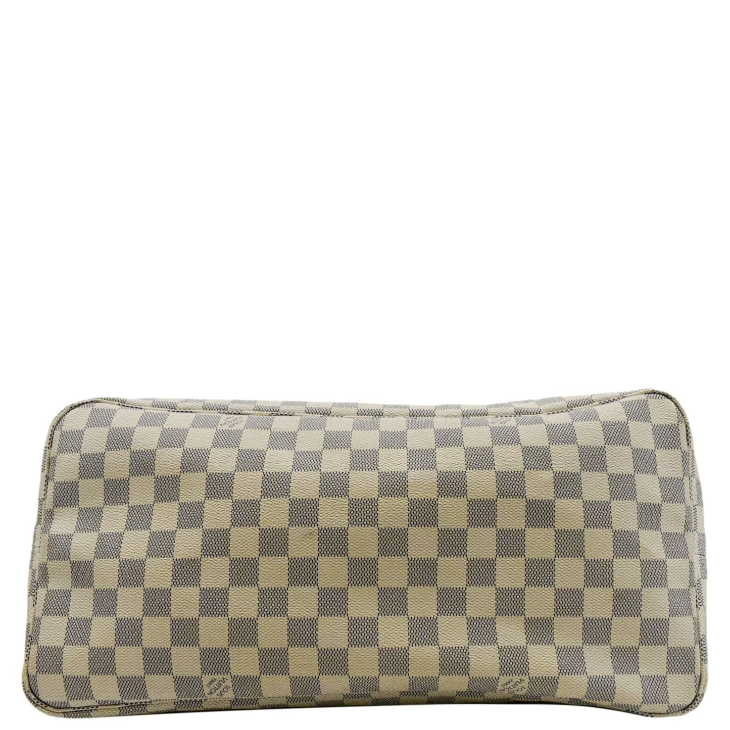 LOUIS VUITTON Neverfull GM Damier Azur Tote Shoulder Bag White