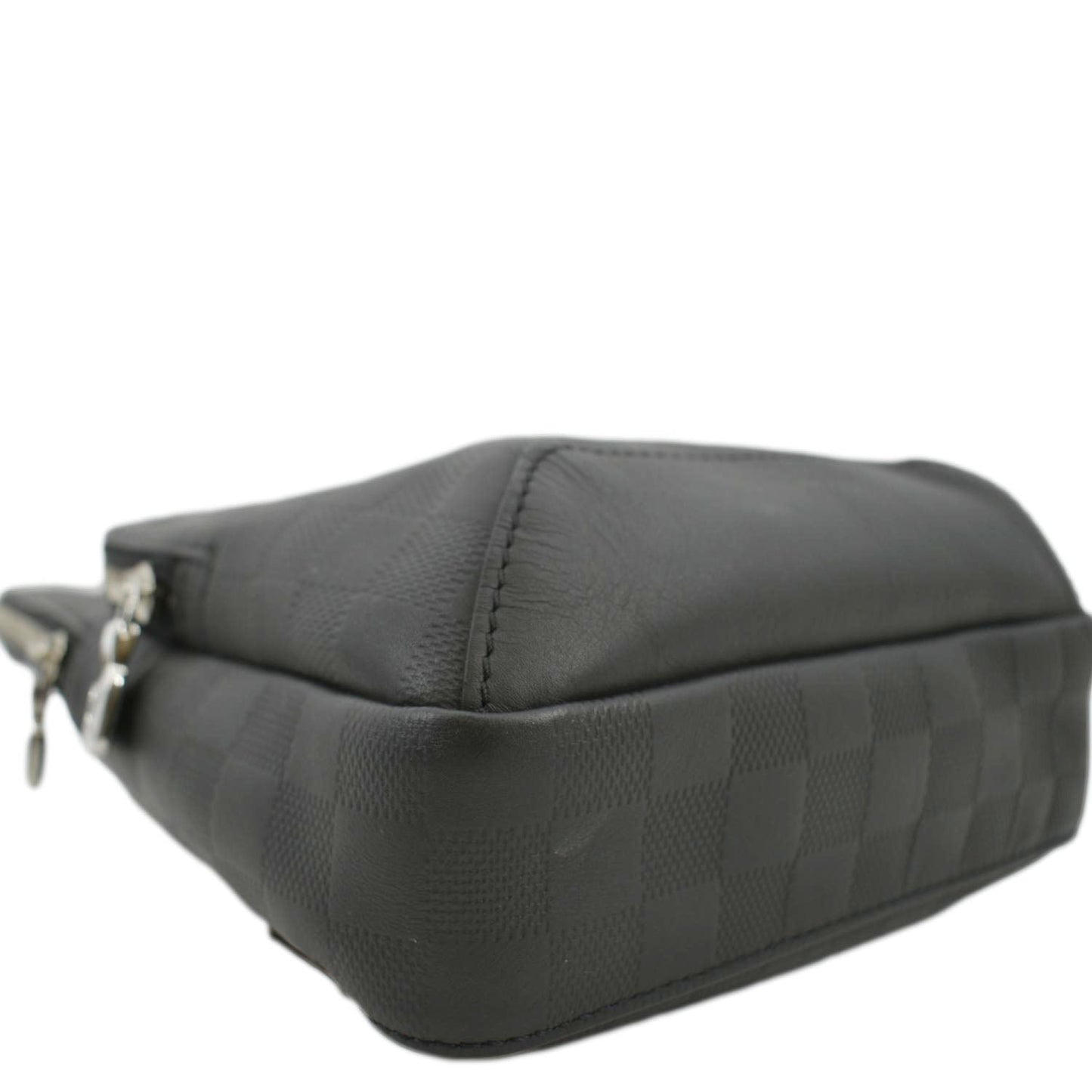 LOUIS VUITTON Avenue Sling Damier Infini Backpack Bag Black