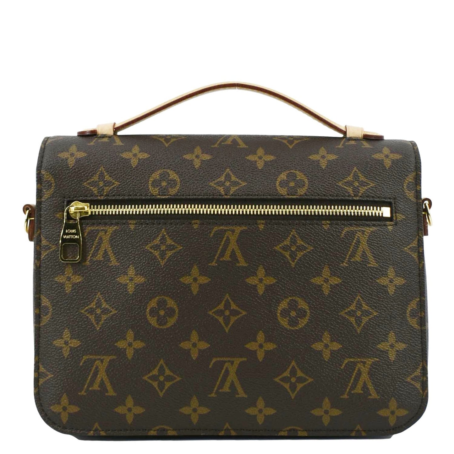 LOUIS VUITTON Metis Pochette Monogram Canvas Crossbody Bag Brown