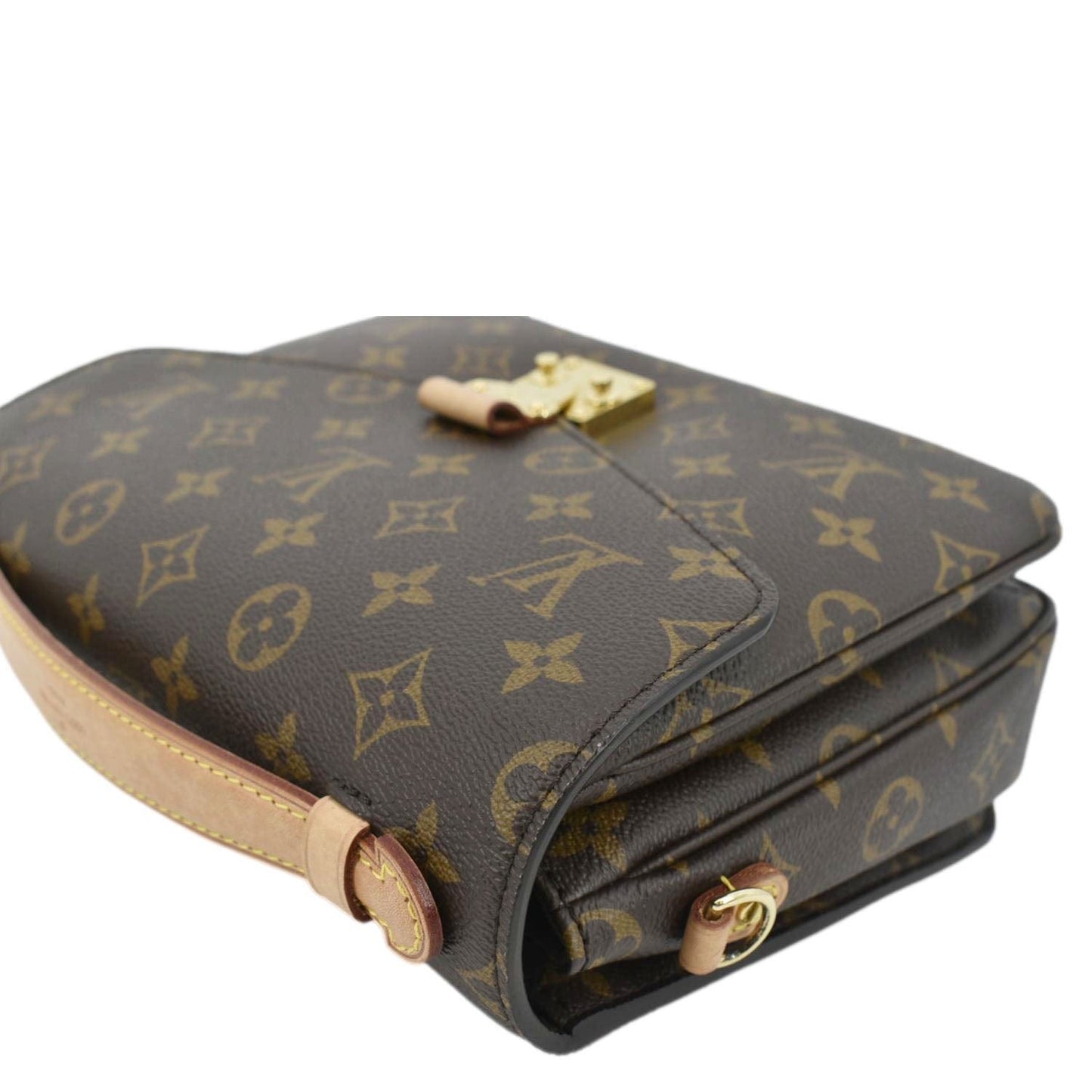 LOUIS VUITTON Metis Pochette Monogram Canvas Crossbody Bag Brown