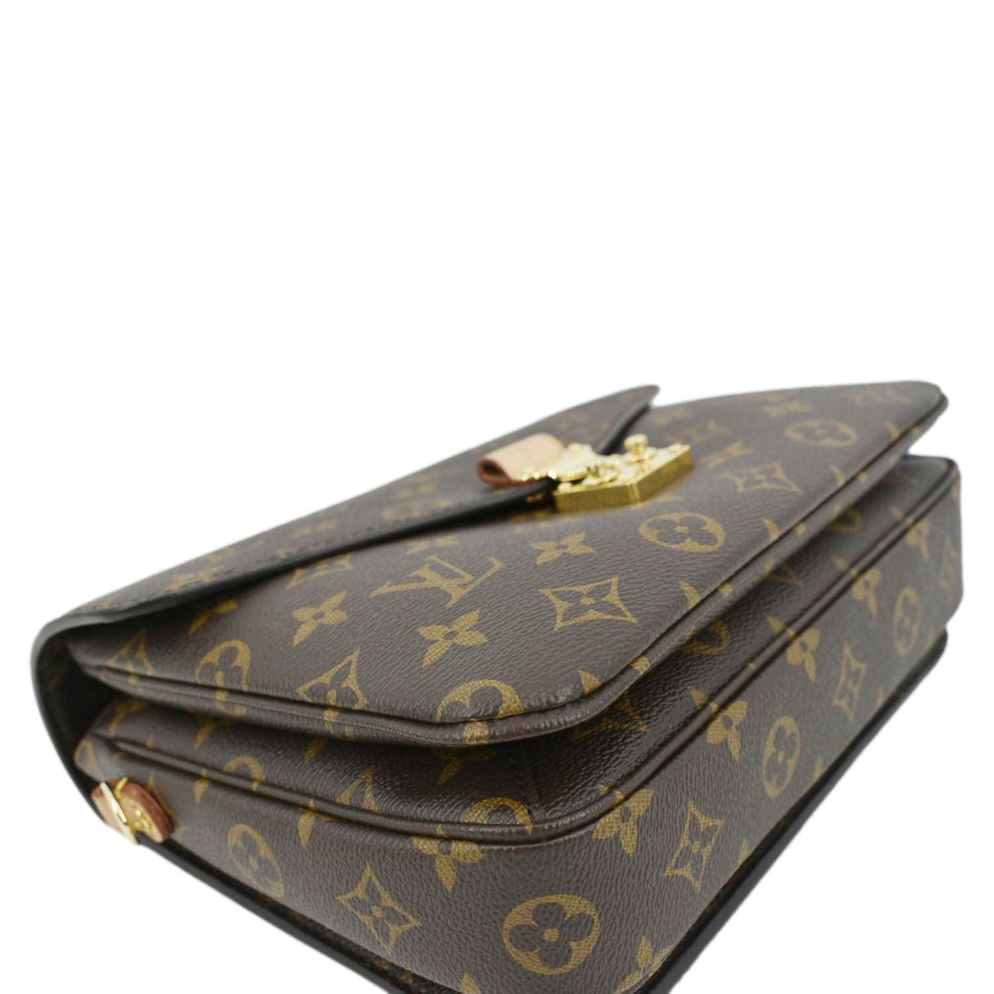 LOUIS VUITTON Metis Pochette Monogram Canvas Crossbody Bag Brown