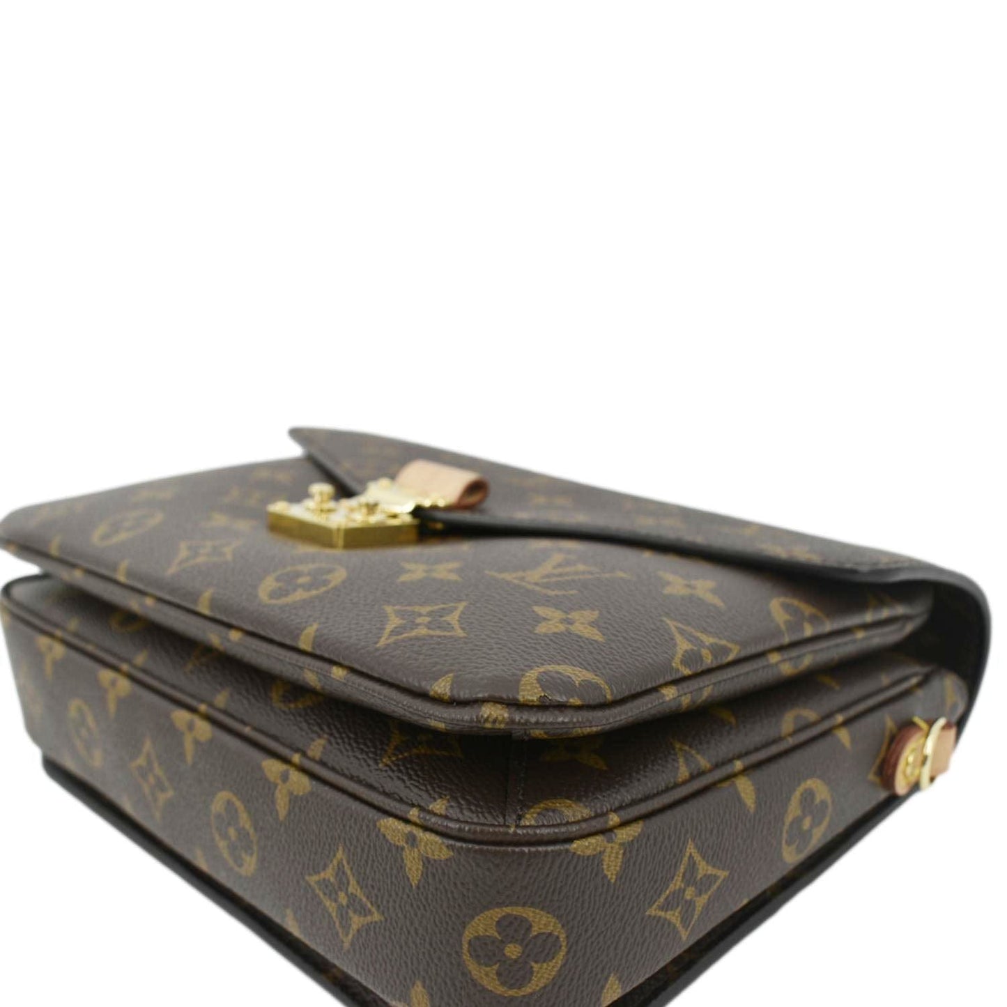 LOUIS VUITTON Metis Pochette Monogram Canvas Crossbody Bag Brown