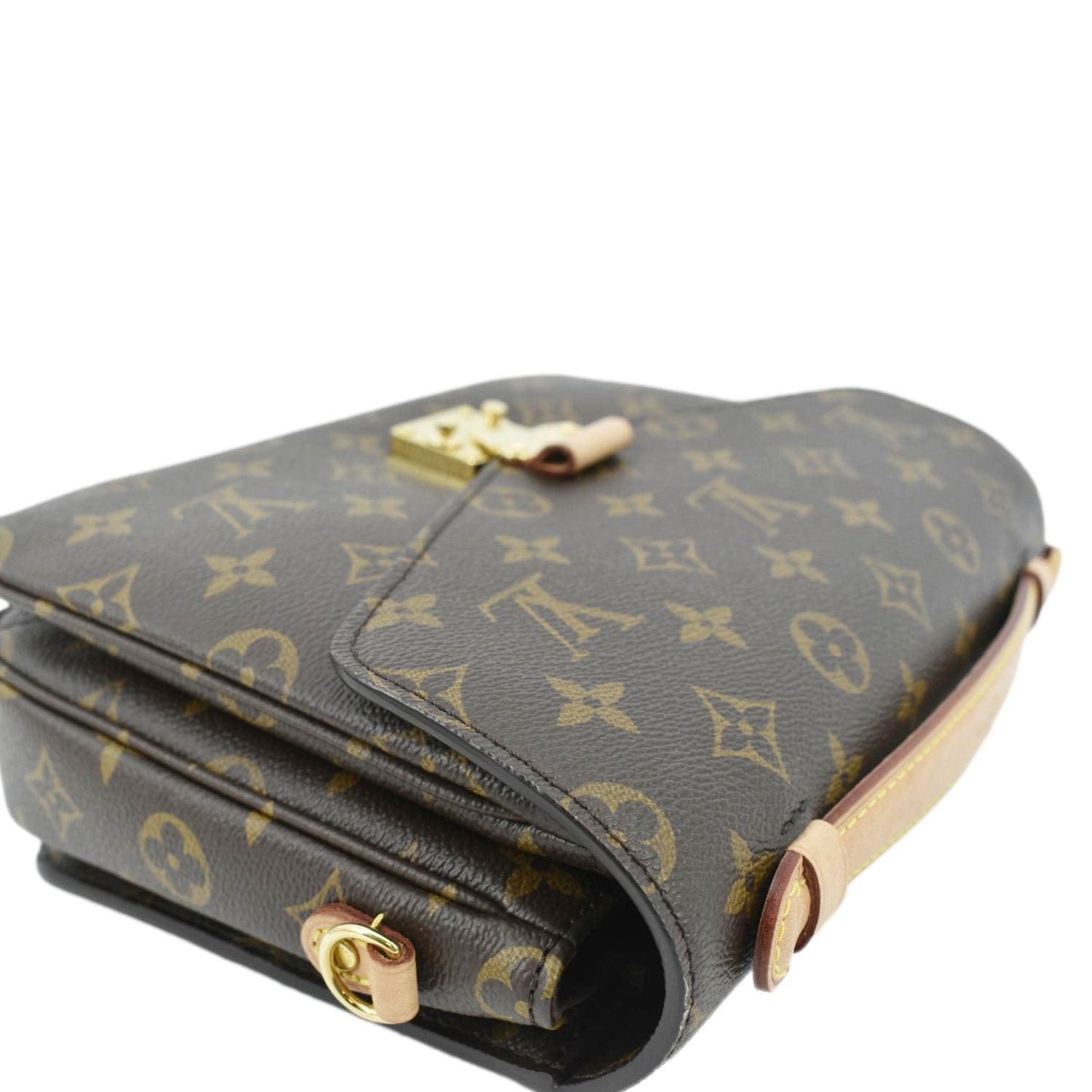 LOUIS VUITTON Metis Pochette Monogram Canvas Crossbody Bag Brown