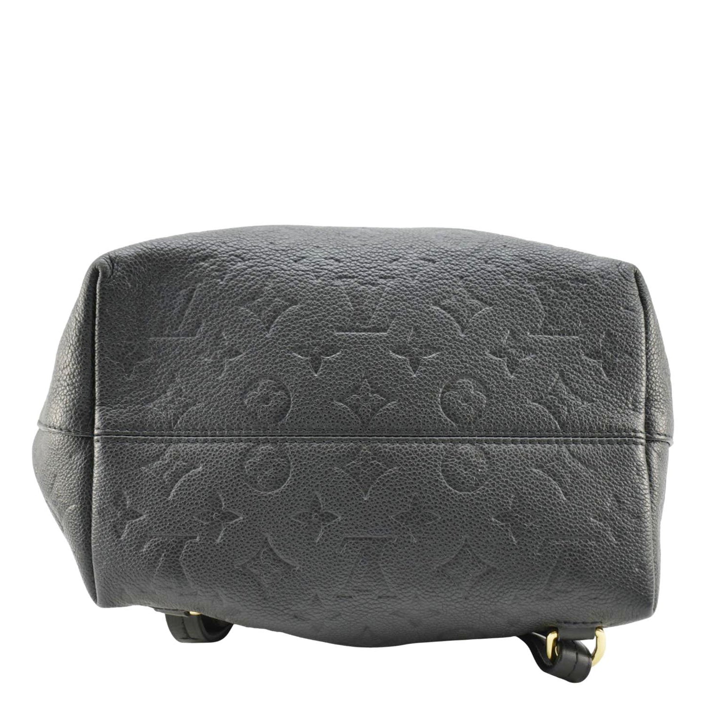 LOUIS VUITTON Montsouris Monogram Empreinte Leather Backpack Bag Black