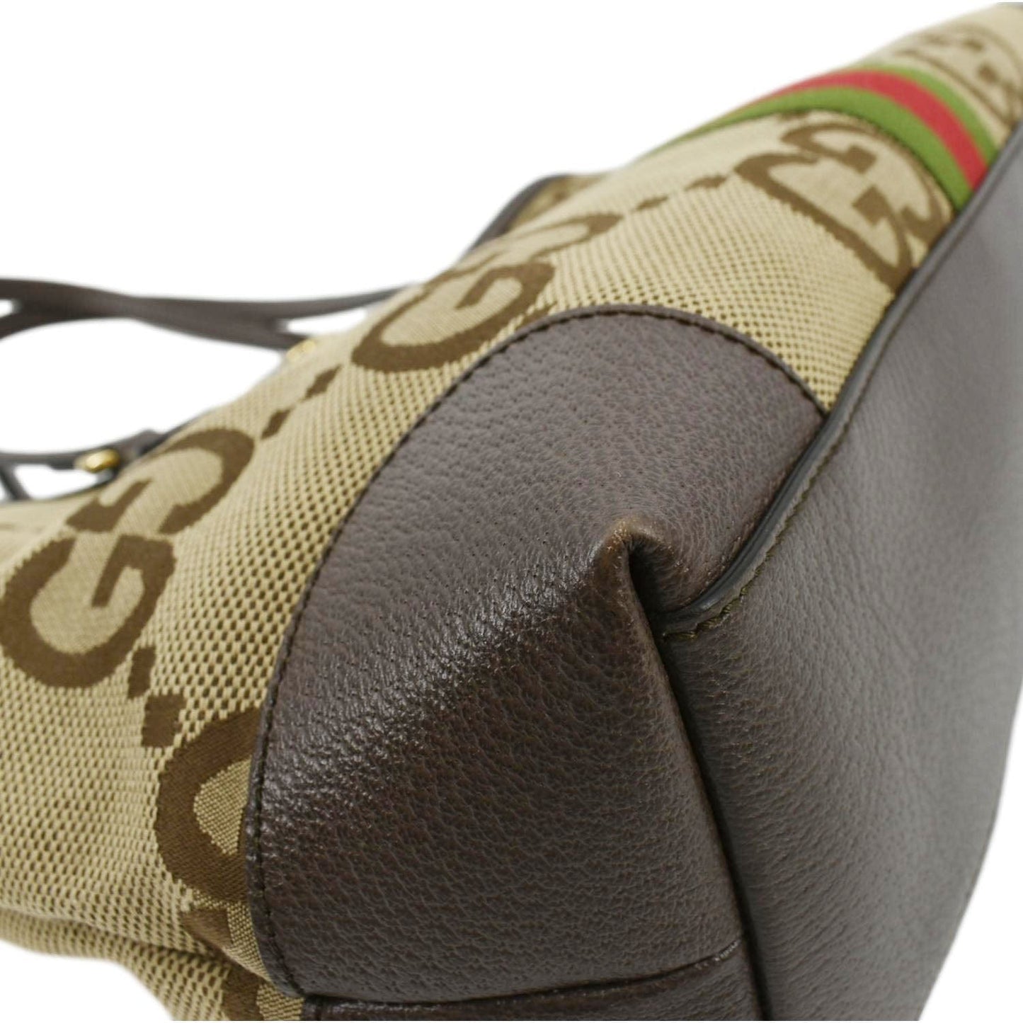 GUCCI Ophidia Jumbo GG Supreme Canvas Tote Bag Beige 631685