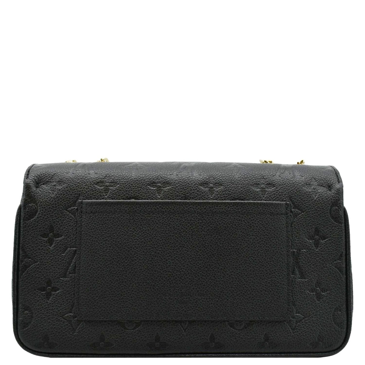 LOUIS VUITTON Marceau  Monogram Empreinte Leather Shoulder Bag Black