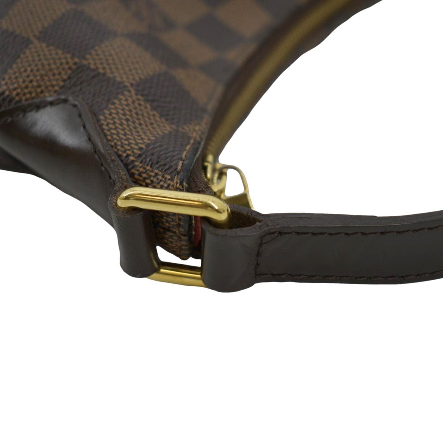 LOUIS VUITTON Bloomsbury PM Damier Ebene Crossbody Bag Brown