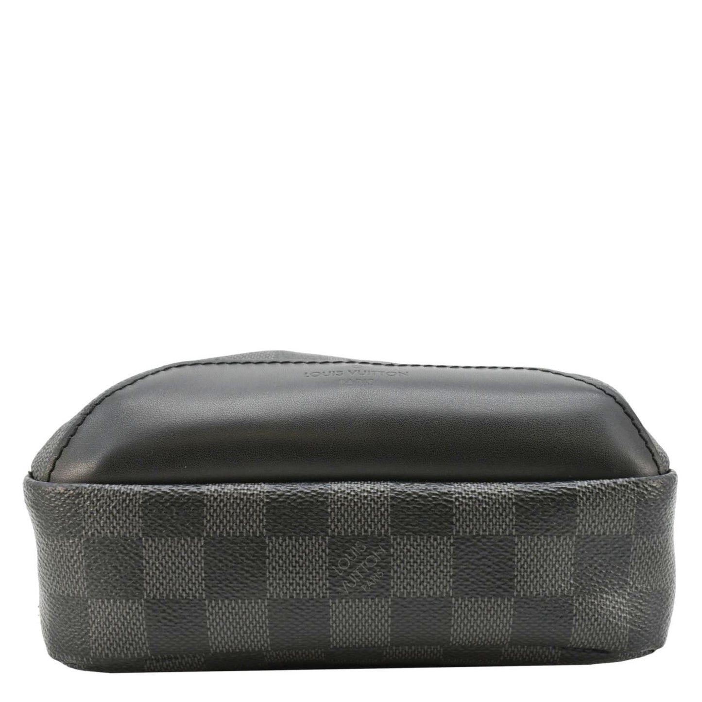 LOUIS VUITTON Avenue Sling Damier Graphite Backpack Bag Black
