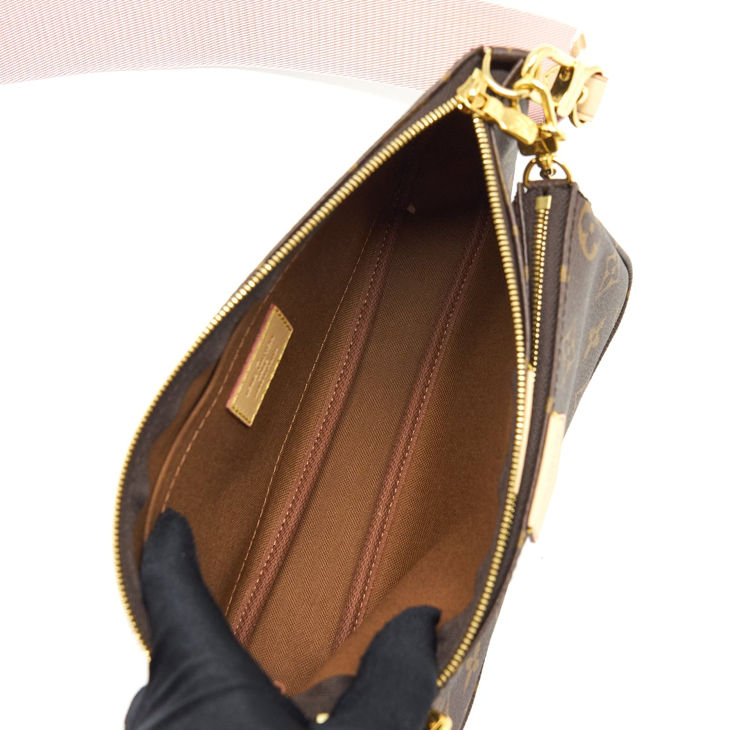 Louis Vuitton Multi Pochette Accessories Monogram Canvas Rose Clair