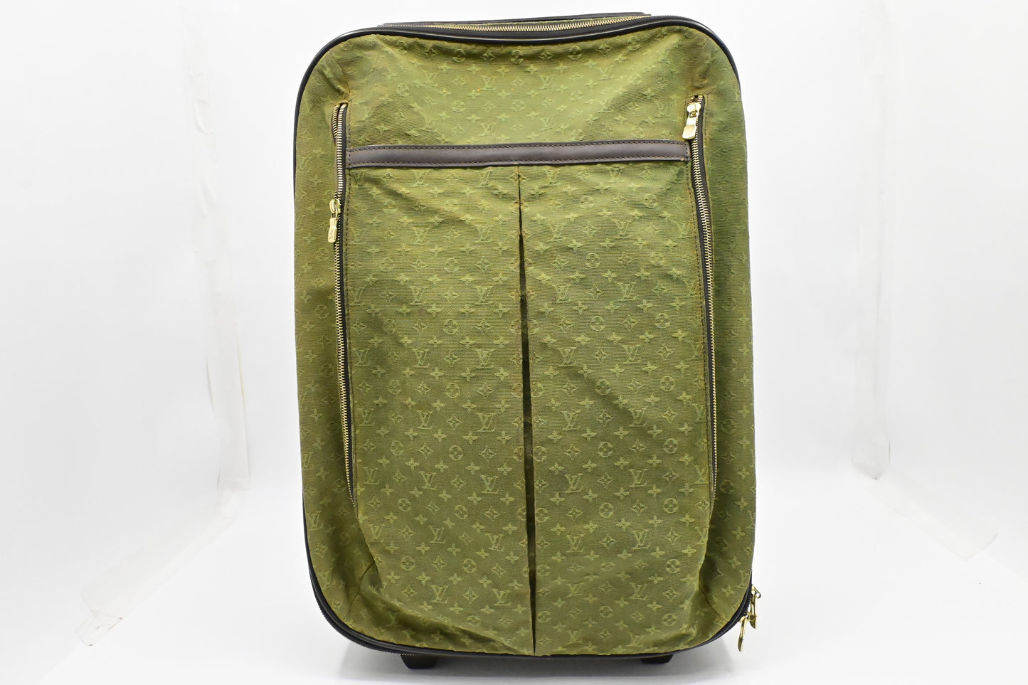 Louis Vuitton Annette Suitcase in Khaki Mini Lin Canvas