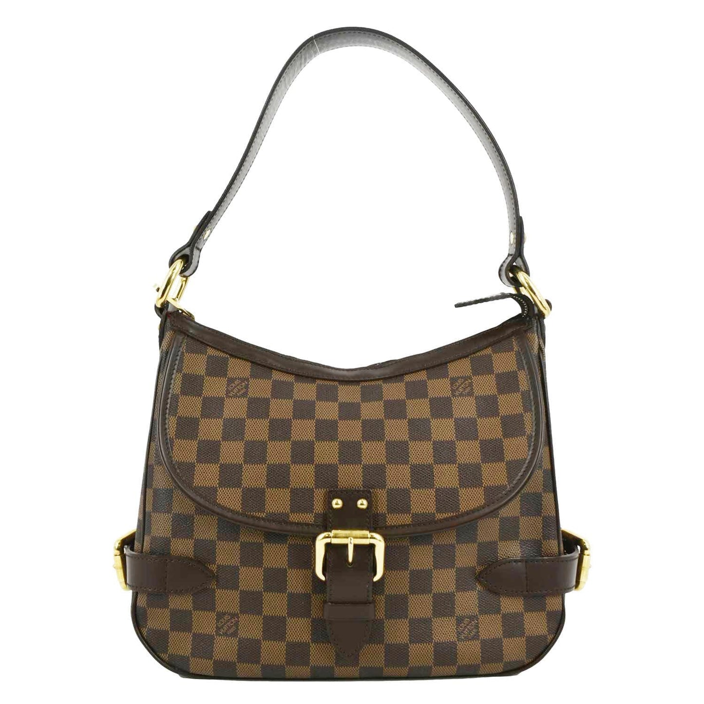 LOUIS VUITTON Highbury Damier Ebene Shoulder Bag Brown