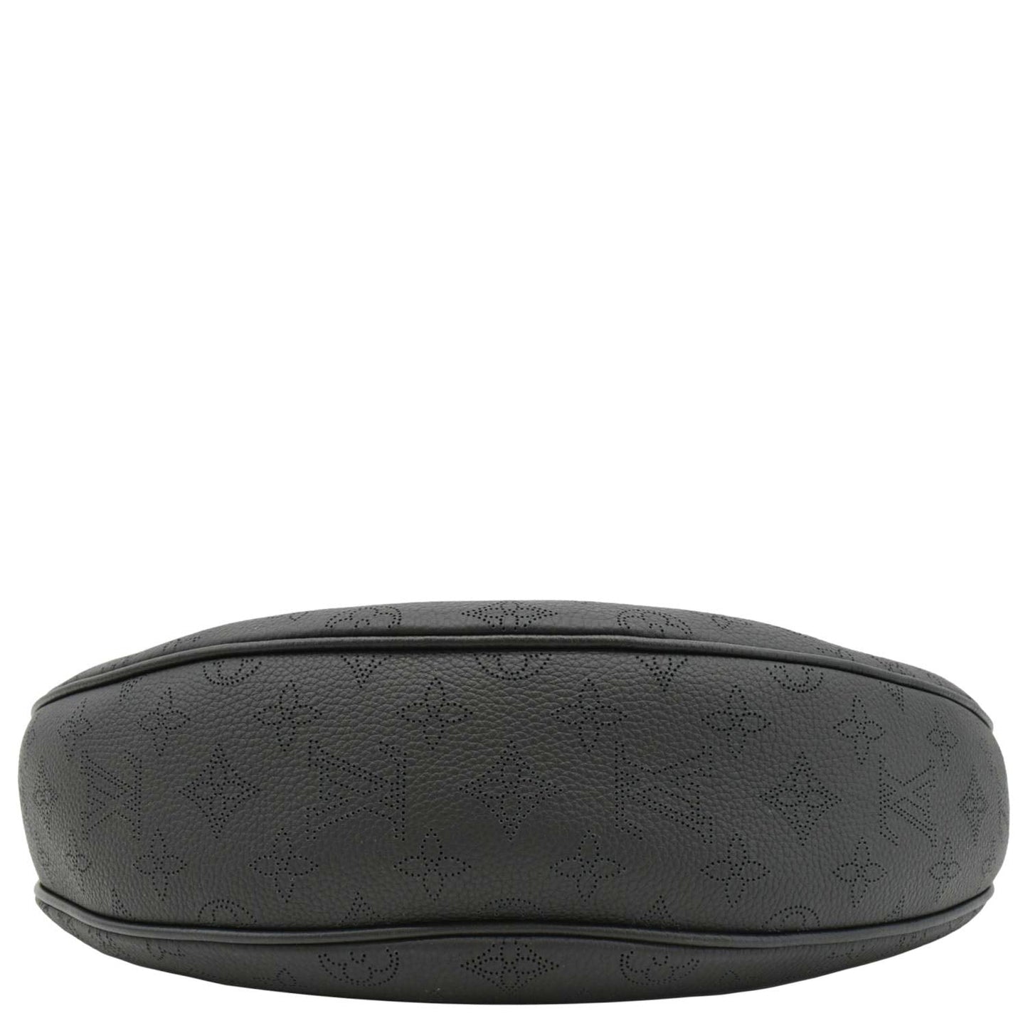 LOUIS VUITTON Baia MM Perforated Mahina Leather Shoulder Bag Black