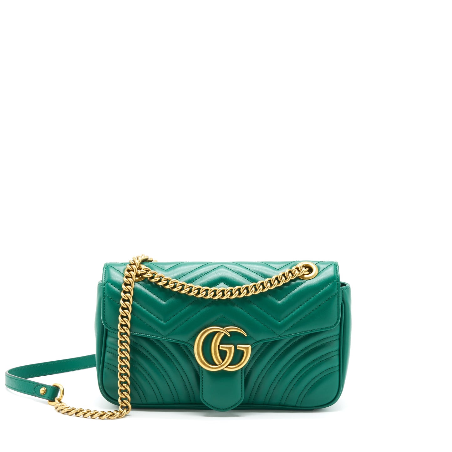 Gucci Small Marmont Purse Green