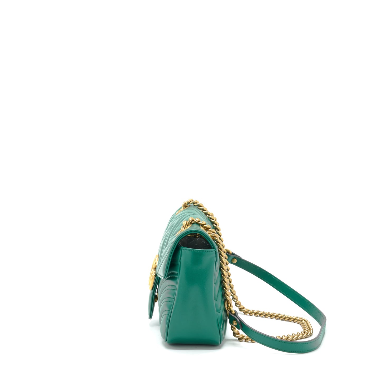 Gucci Small Marmont Purse Green