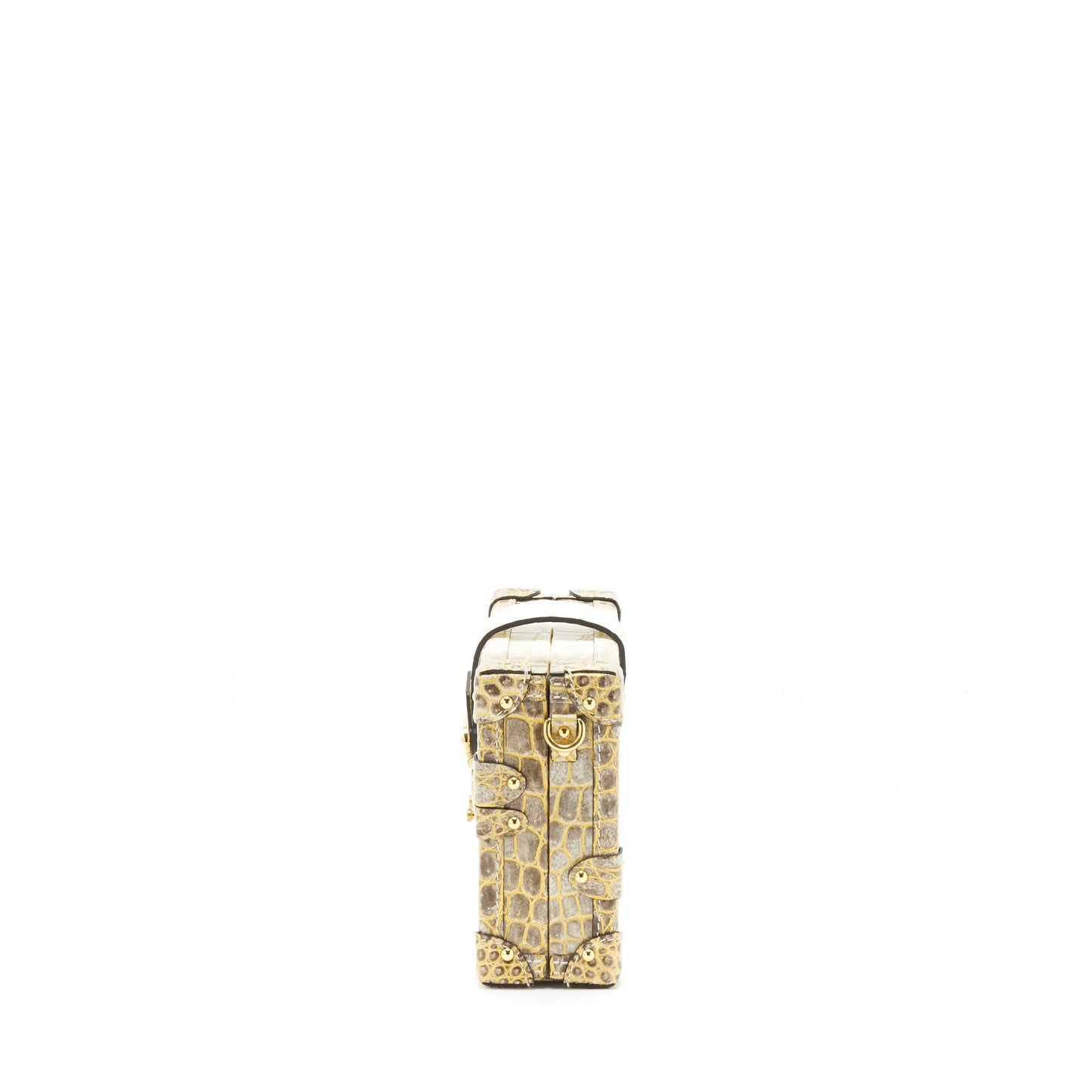 Louis Vuitton Petite Malle Niloticus Crocodile White