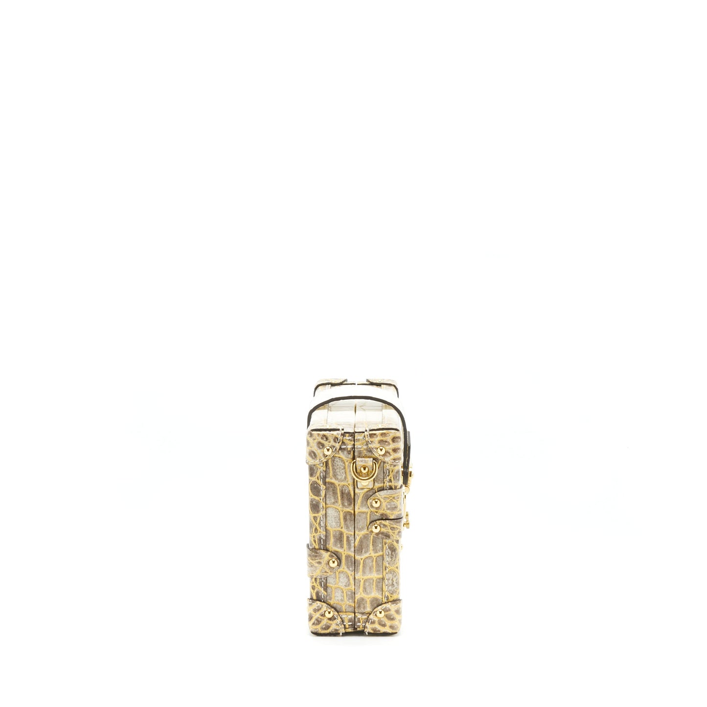 Louis Vuitton Petite Malle Niloticus Crocodile White