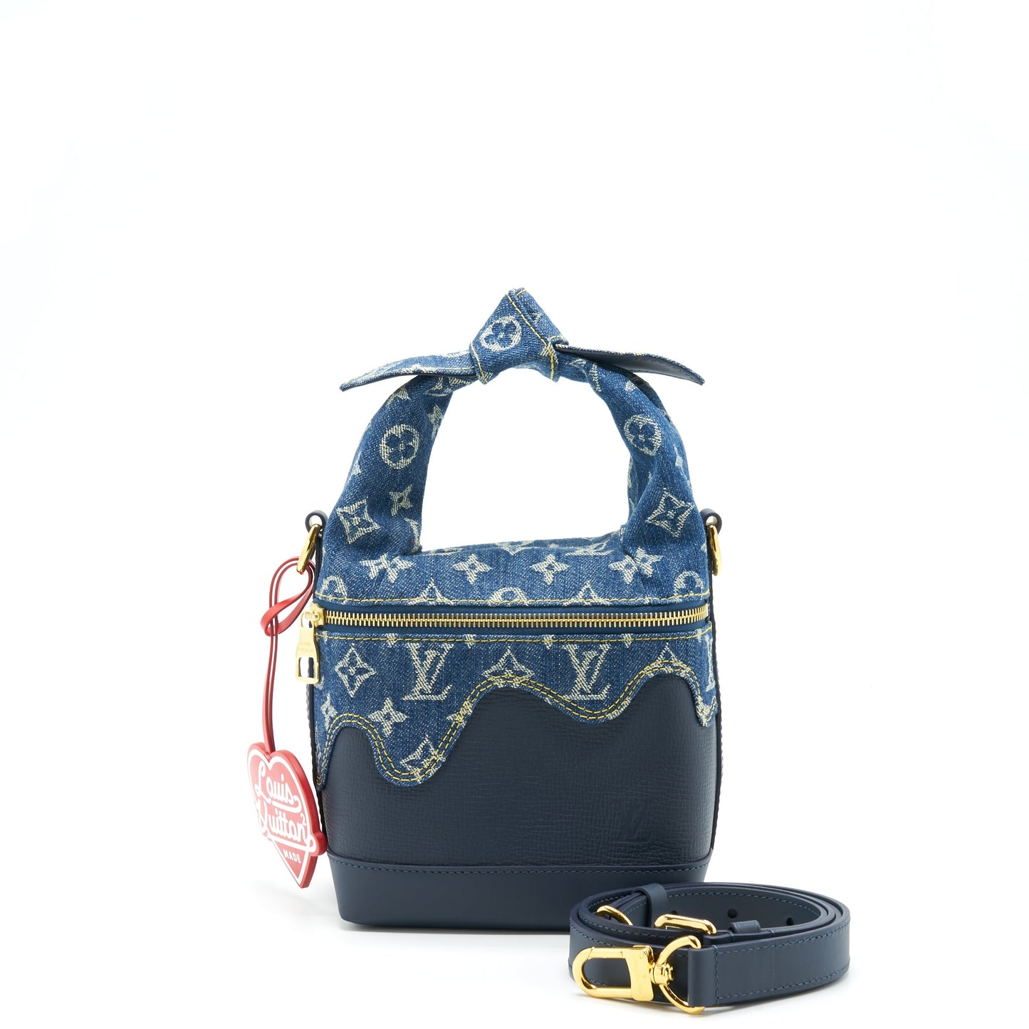 Louis Vuitton Japanese Cruiser Monogram Denim / Leather Blue