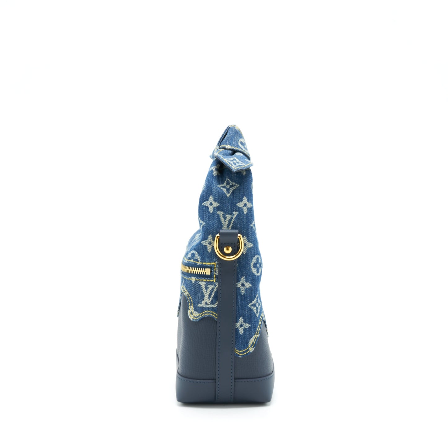 Louis Vuitton Japanese Cruiser Monogram Denim / Leather Blue
