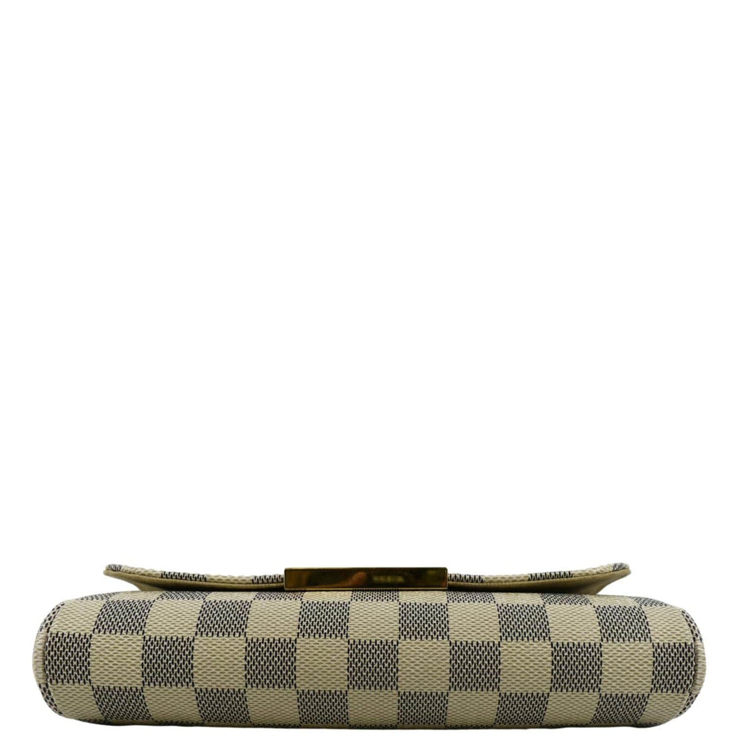 LOUIS VUITTON Favorite MM Damier Azur Crossbody Bag White
