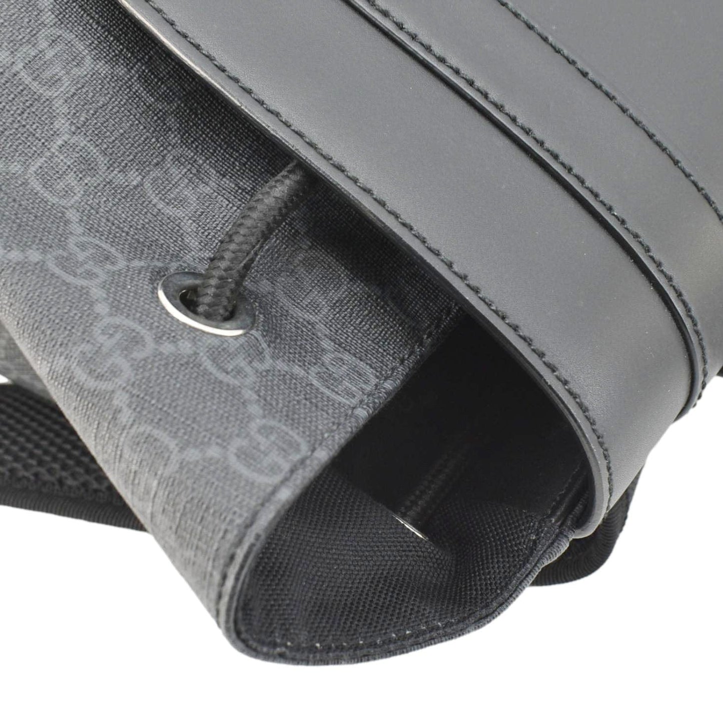 GUCCI GG Supreme Canvas Backpack Black 495563