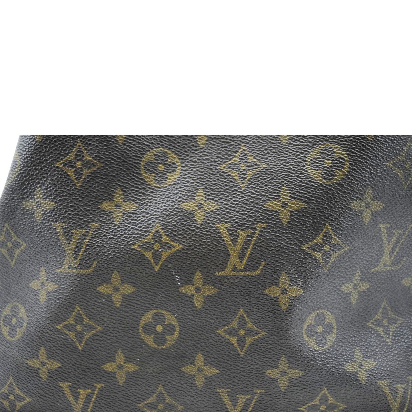 LOUIS VUITTON  Large Noe Monogram Canvas Shoulder Bag Brown