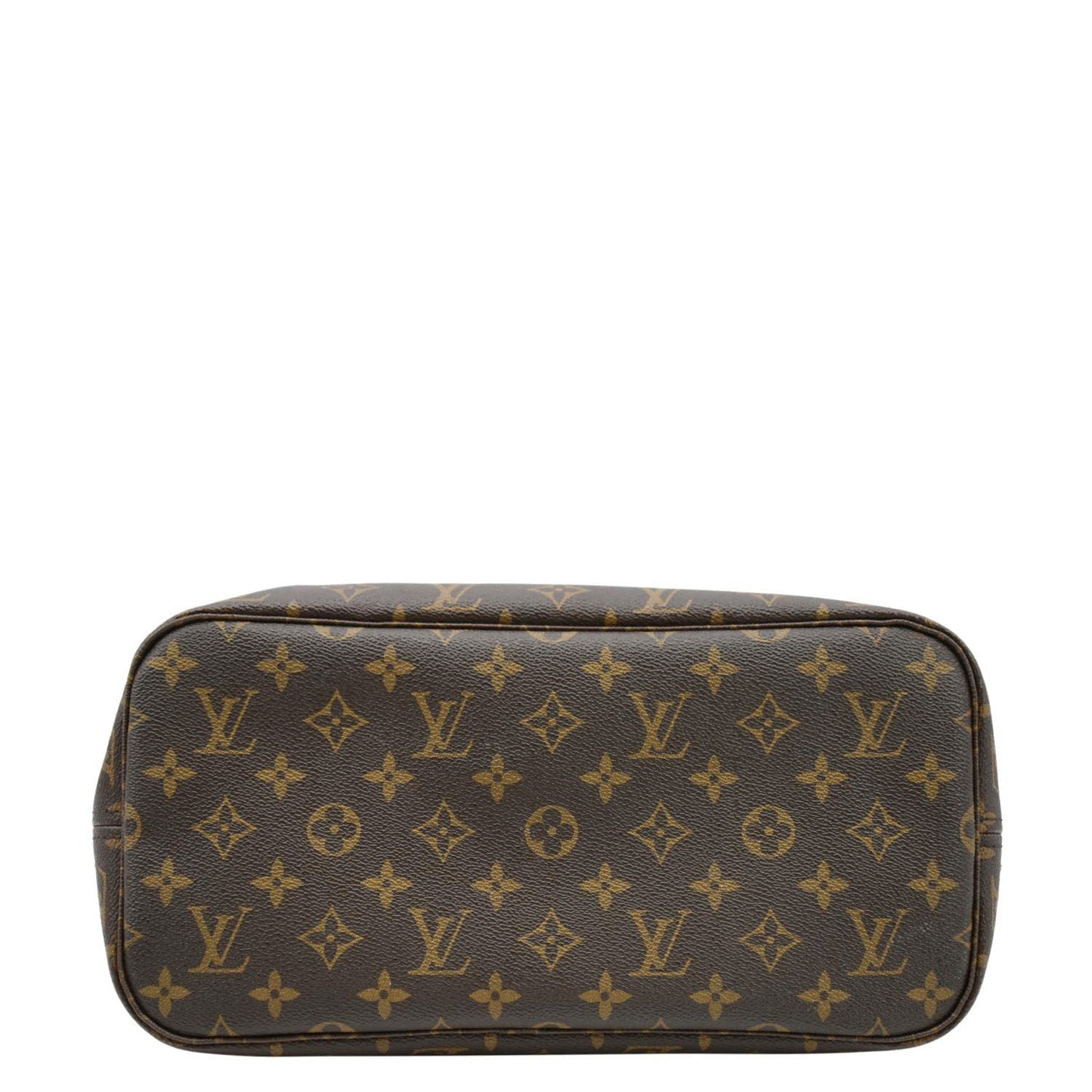 LOUIS VUITTON Neverfull MM Monogram Canvas Shoulder Bag Brown