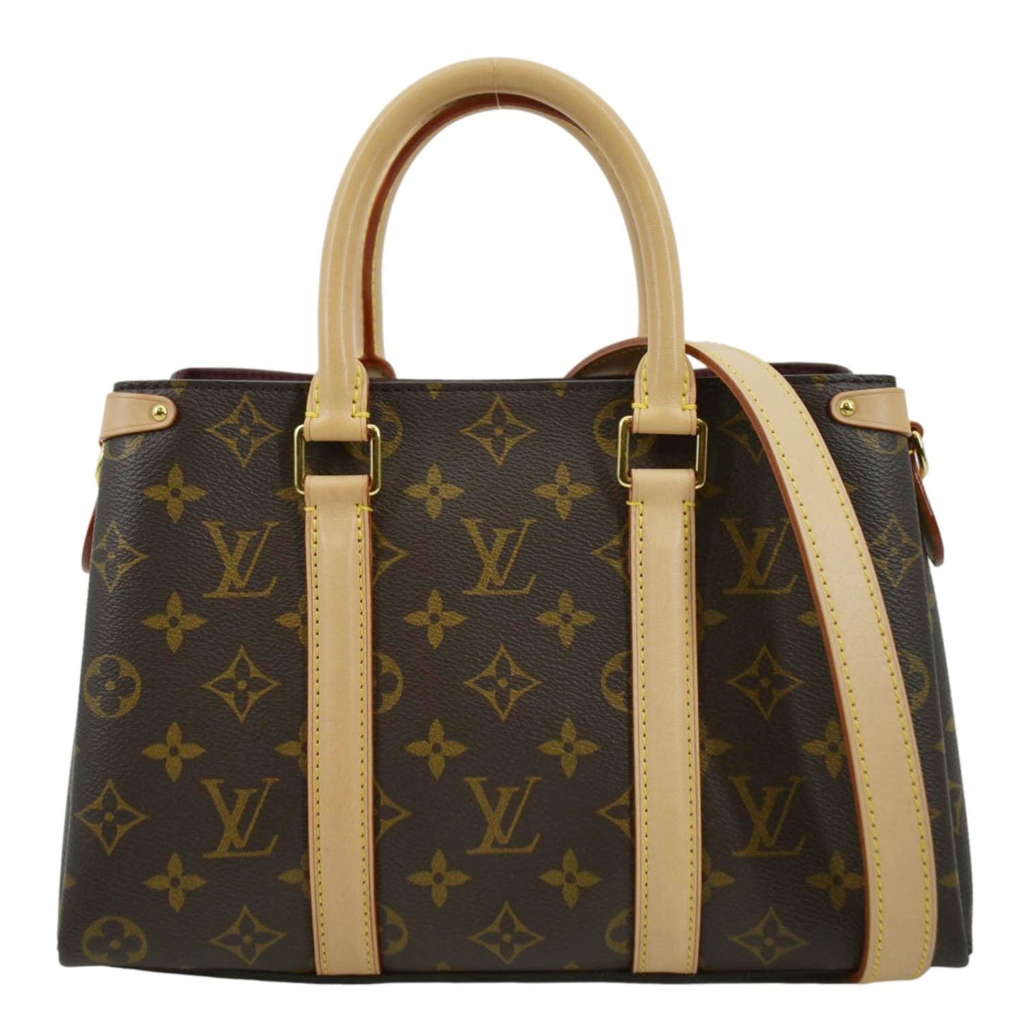LOUIS VUITTON Soufflot BB Monogram Canvas Shoulder Crossbody Bag Brown