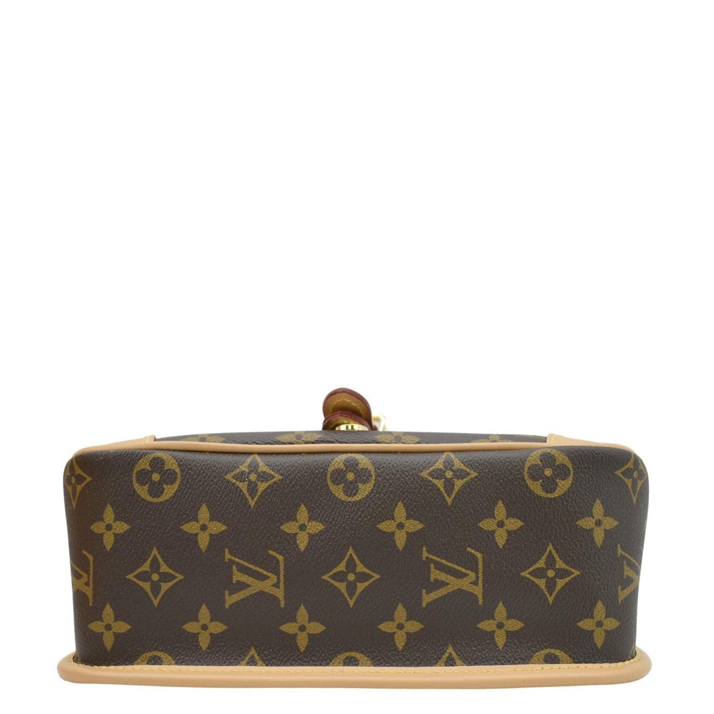 LOUIS VUITTON Diane Monogram Canvas Shoulder Bag Brown