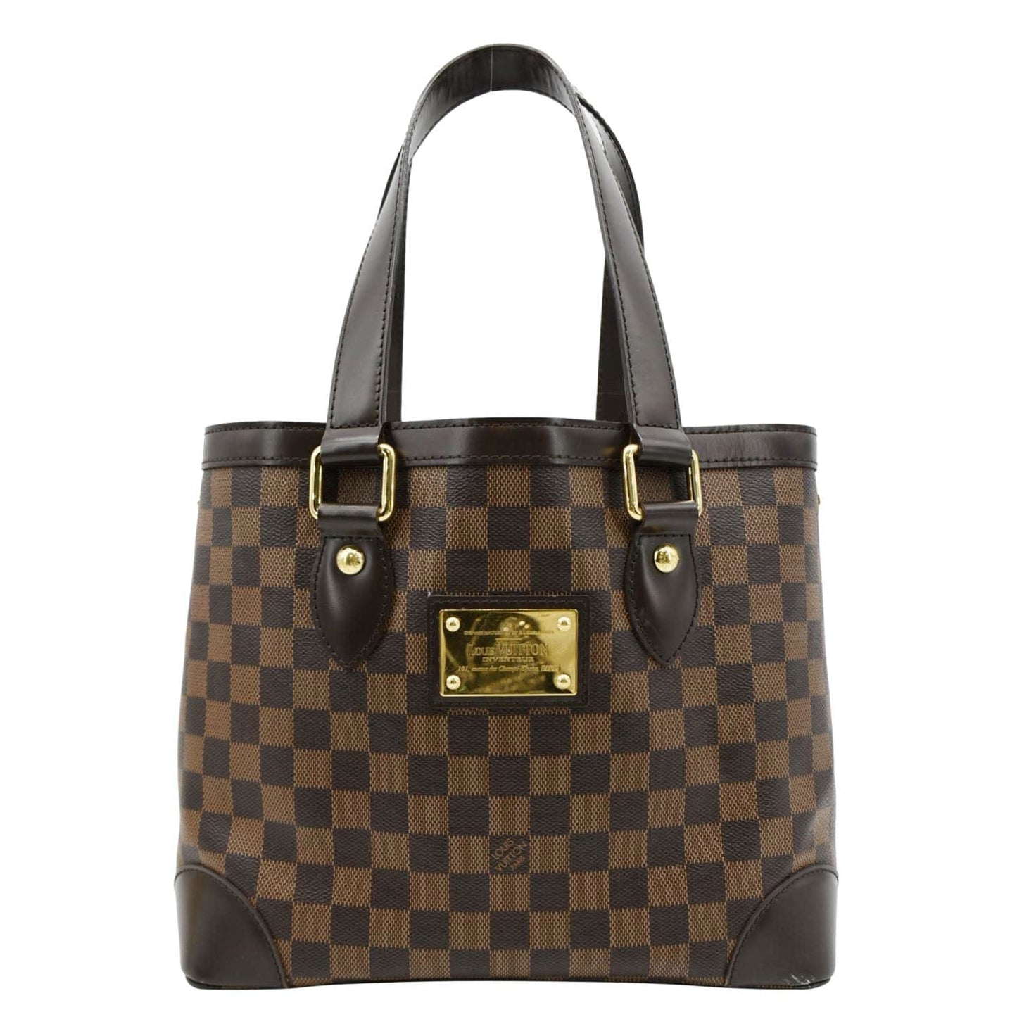 LOUIS VUITTON Hampstead PM Damier Ebene Shoulder Bag Brown