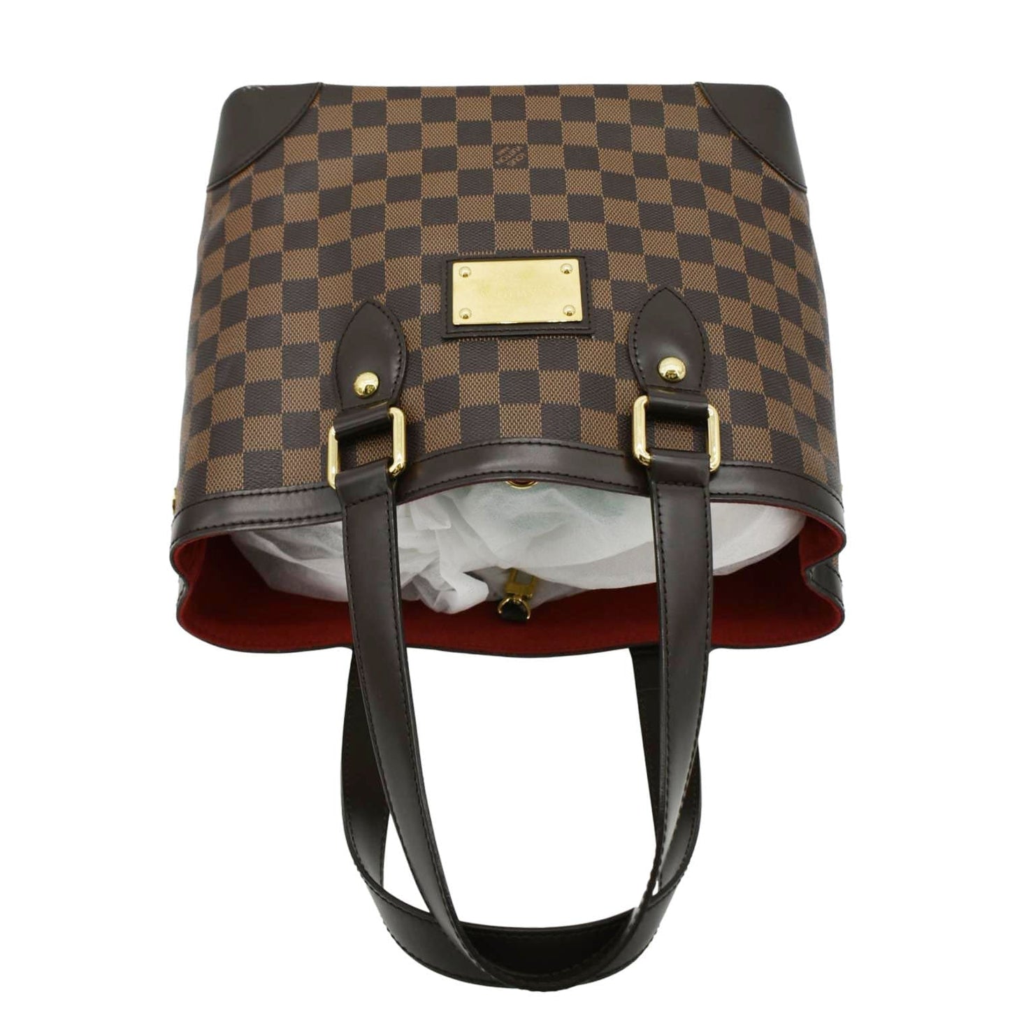 LOUIS VUITTON Hampstead PM Damier Ebene Shoulder Bag Brown