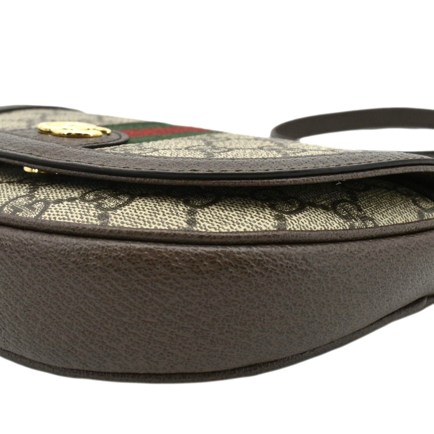 GUCCI Ophidia Mini GG Supreme Canvas Shoulder Bag Beige 757309