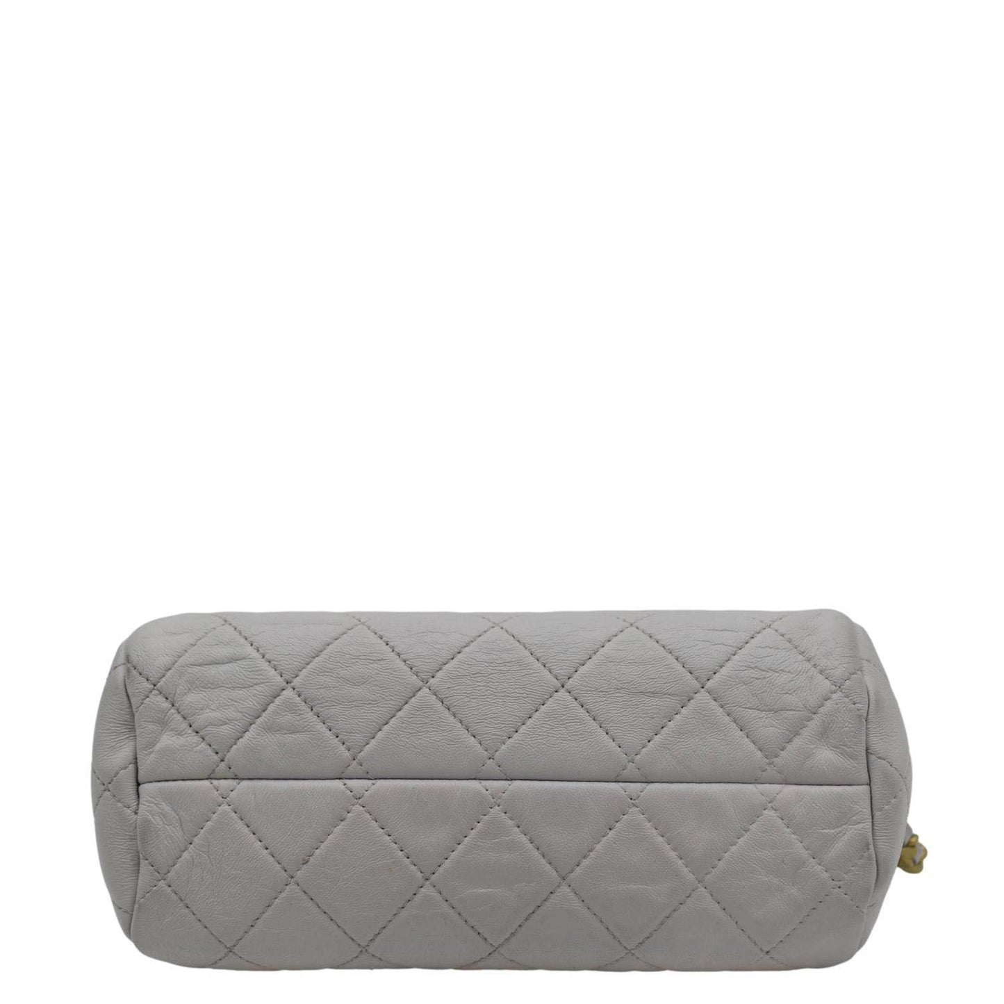 CHANEL Fashion Therapy Bowling Small Quilted Leather Crossbody Bag Light Pink