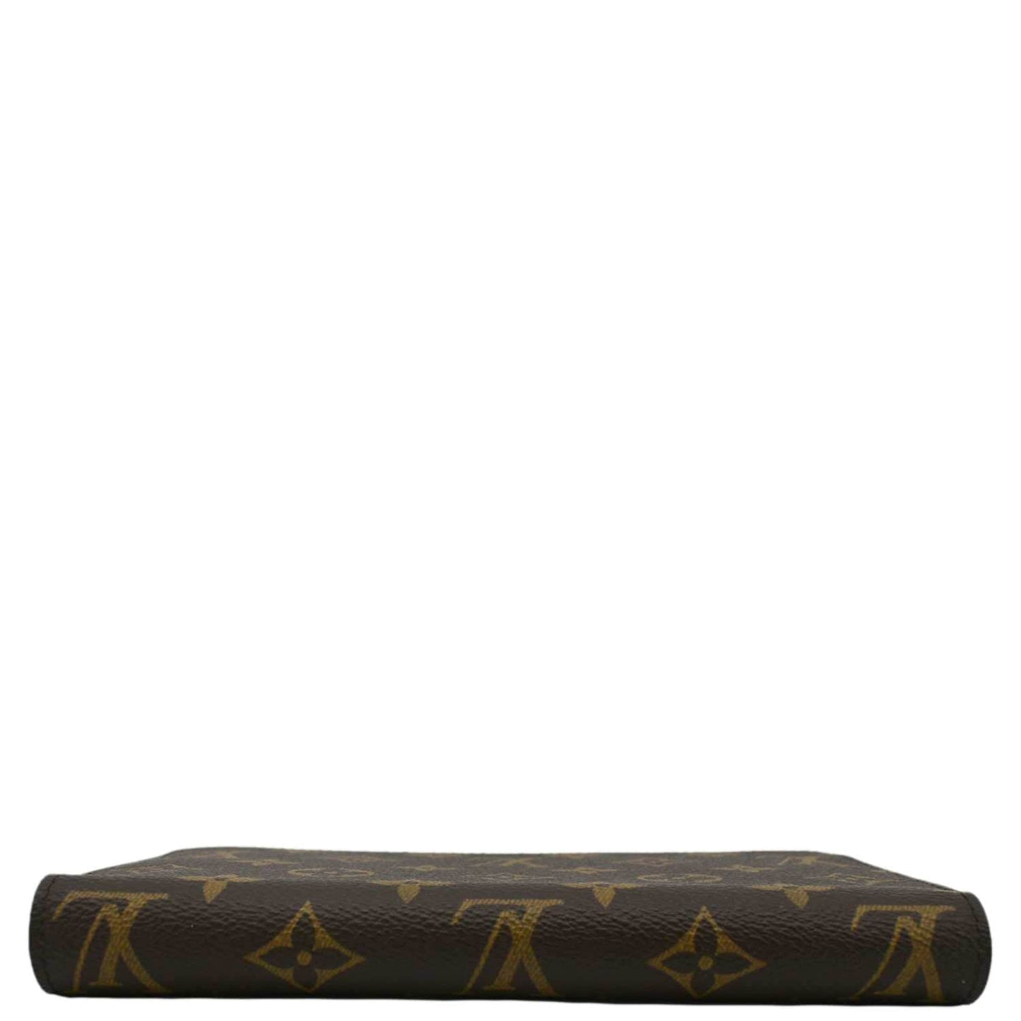 LOUIS VUITTON Monogram Canvas Zippy Wallet Brown