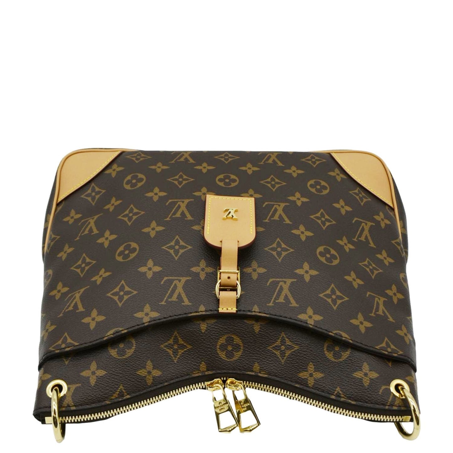 LOUIS VUITTON Odeon NM MM Monogram Canvas Shoulder Bag Brown