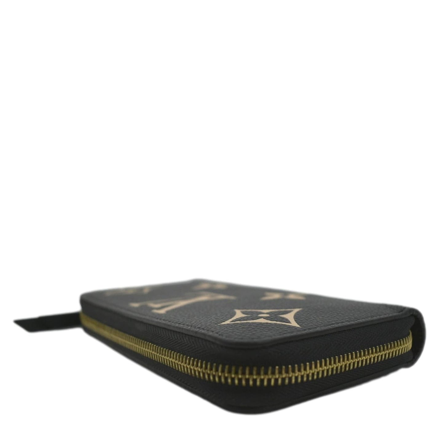LOUIS VUITTON Zip Around Monogram Empriente Leather Wallet Bicolor