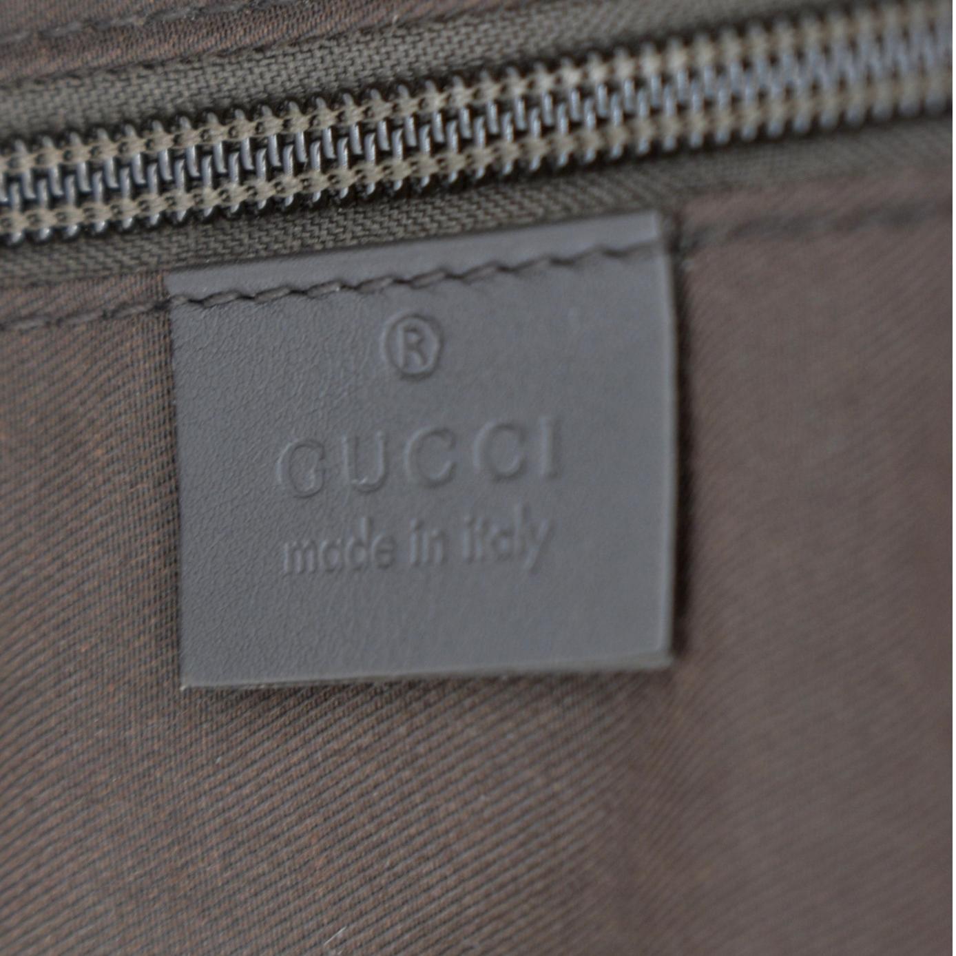 GUCCI GG Supreme Suitcase Travel Bag Beige 131170