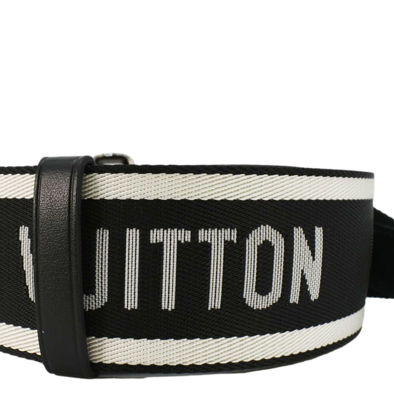 LOUIS VUITTON Jacquard Strap Black Size 40
