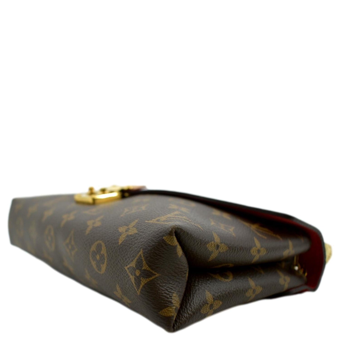 LOUIS VUITTON Pallas Chain Monogram Canvas Crossbody Bag Cherry