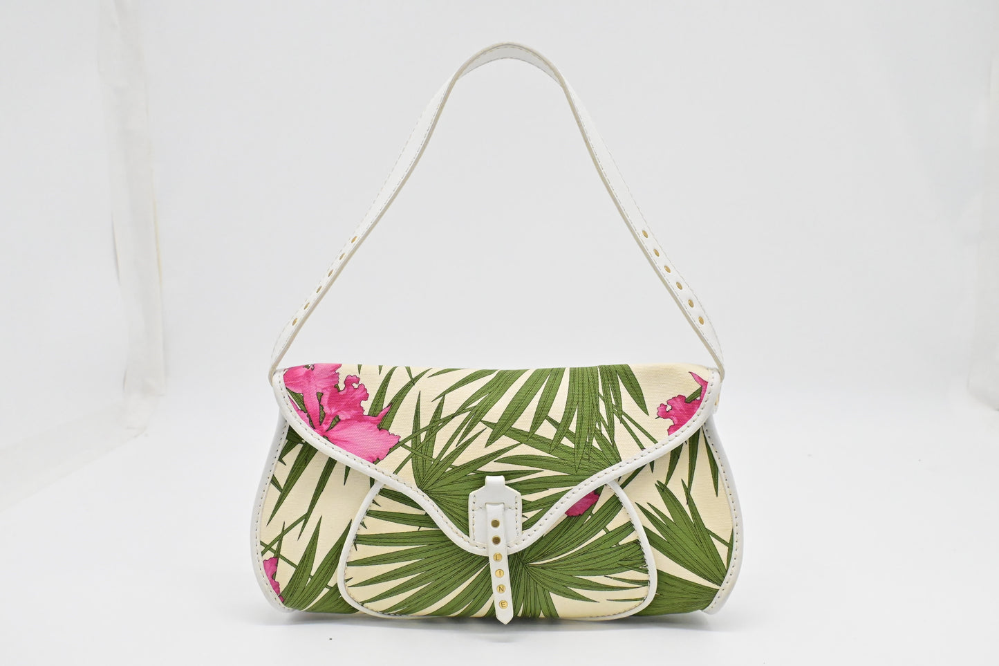 Celine Poulbot in Palm Print Canvas